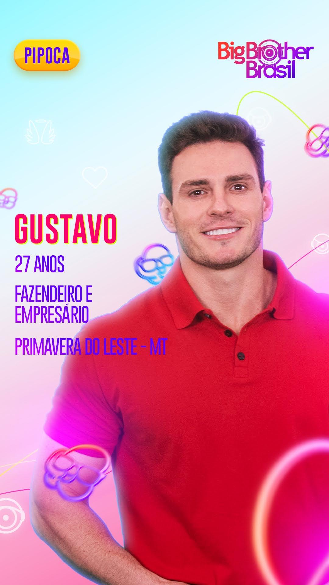 Gustavo – BBB 23 - Globoplay - Pipocando Noticias